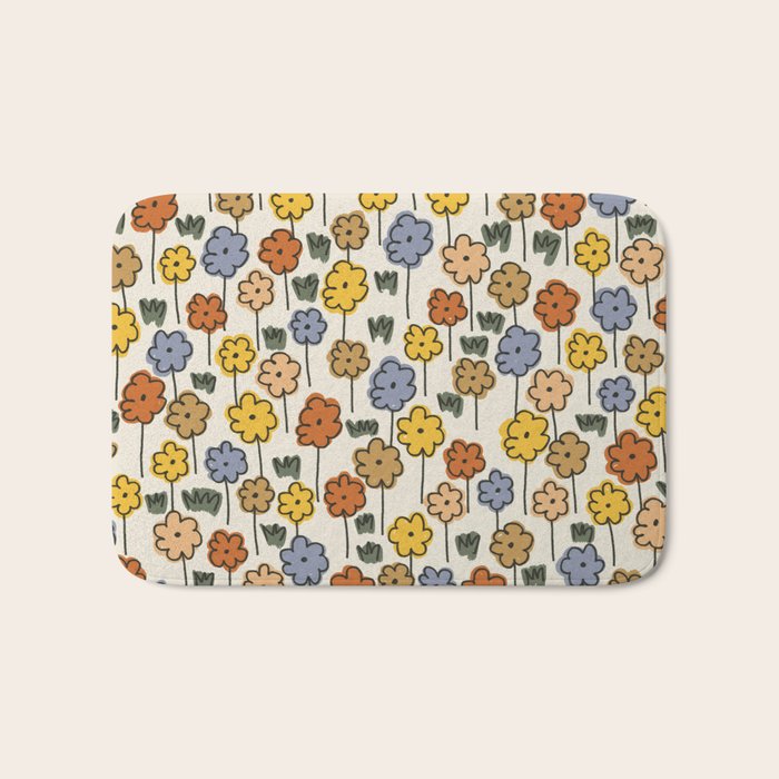 Summer Garden #14 Bath Mat Gallery Image 1