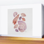 Watercolor Seashells Wall Mural Gallery Image 2