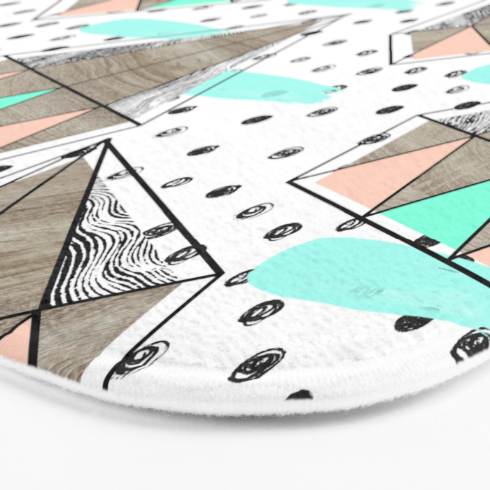 Colored diamonds and texture A Bath Mat Gallery Image 3