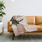 Nomade I. Illustration Throw Blanket Gallery Image 1