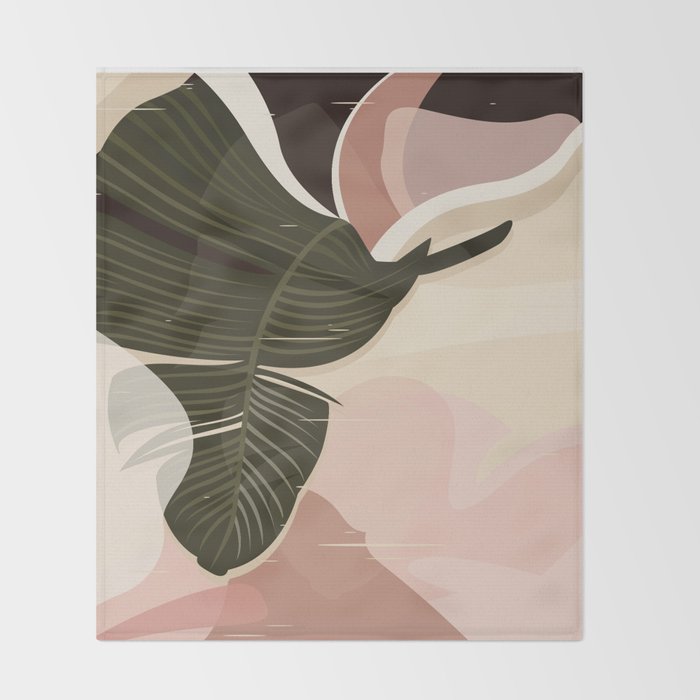 Nomade I. Illustration Throw Blanket Gallery Image 2