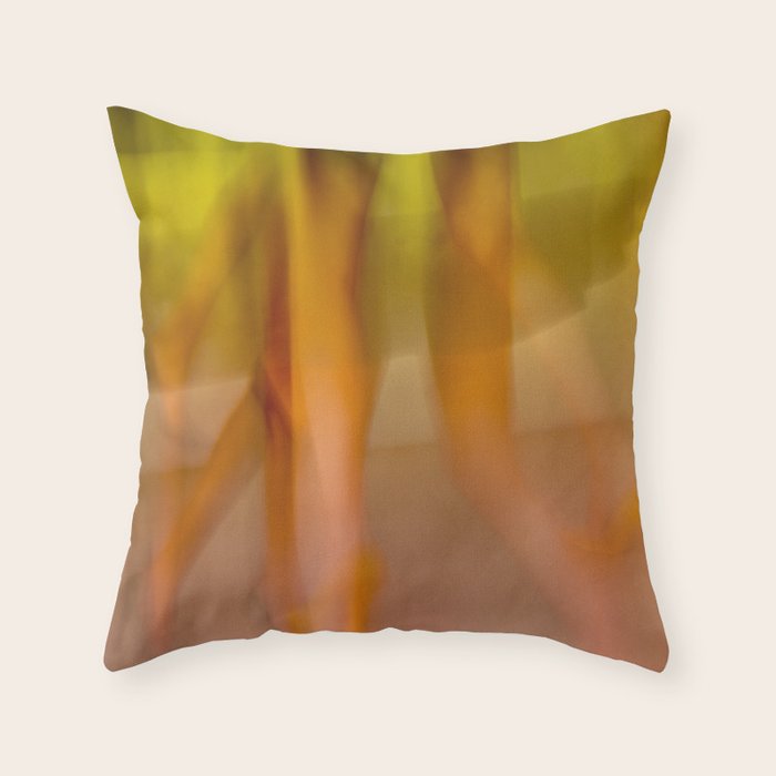 Stretch Your Legs Throw Pillow Gallery Image 1
