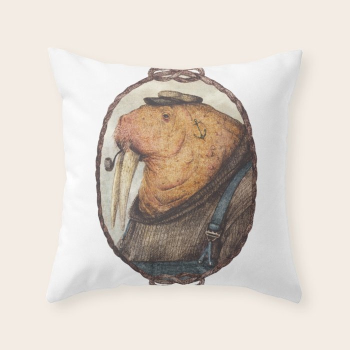 Sailors Call II Throw Pillow Gallery Image 1