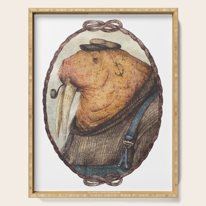 Sailors Call II Serving Tray Gallery Image 1