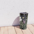 Dark Mystical Garden Botanical Pattern Travel Mug Gallery Image 4