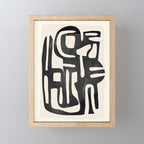 Modern Abstract Shapes 34 Mini Art Print Gallery Image 1