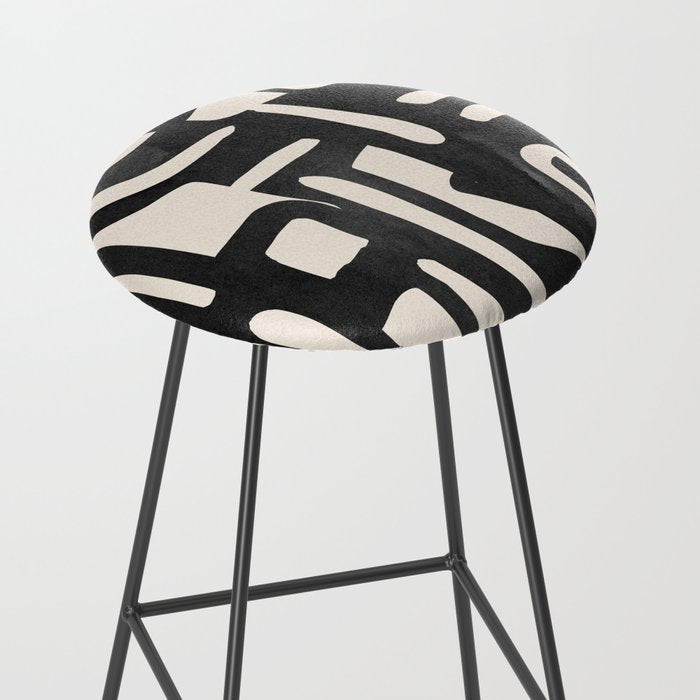 Modern Abstract Shapes 34 Stool Gallery Image 2