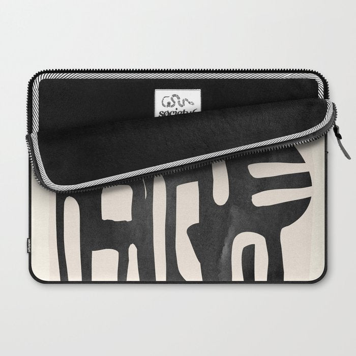 Modern Abstract Shapes 34 Laptop Sleeve Gallery Image 2
