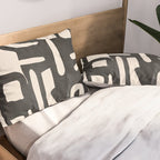 Modern Abstract Shapes 34 Pillow Sham Gallery Image 2
