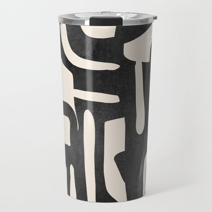 Modern Abstract Shapes 34 Travel Mug Gallery Image 1