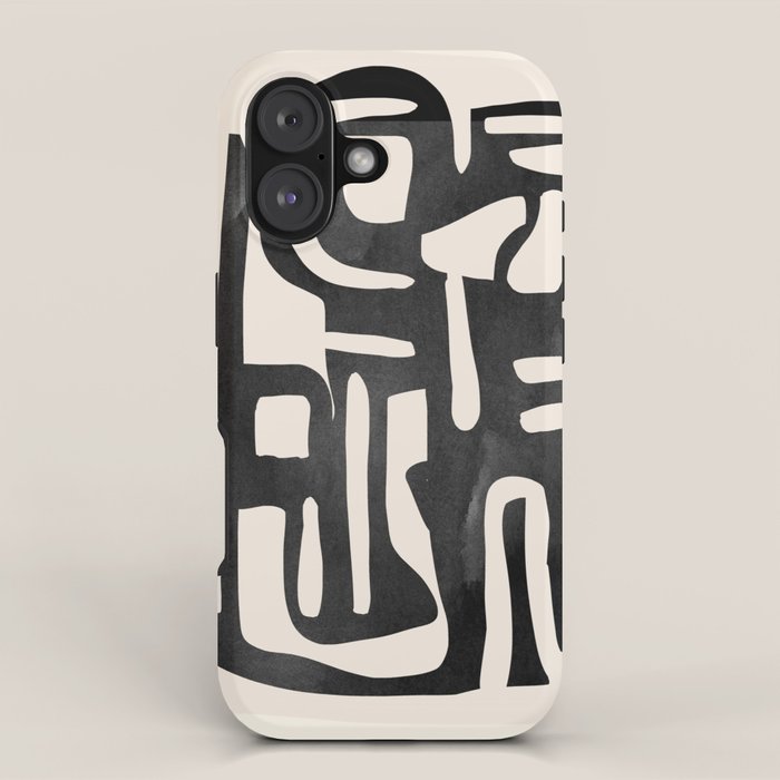 Modern Abstract Shapes 34 iPhone Case Gallery Image 1