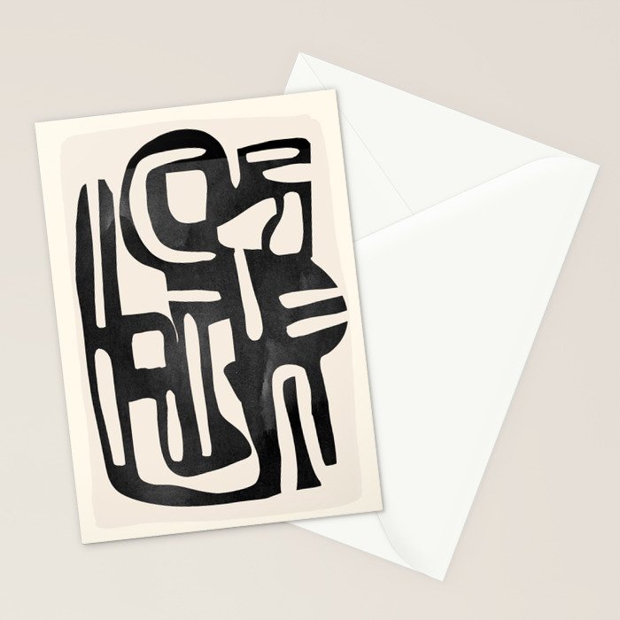 Modern Abstract Shapes 34 Stationery Card Gallery Image 2