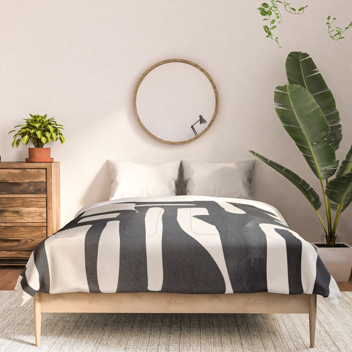 Modern Abstract Shapes 34 Comforter Gallery Image 3