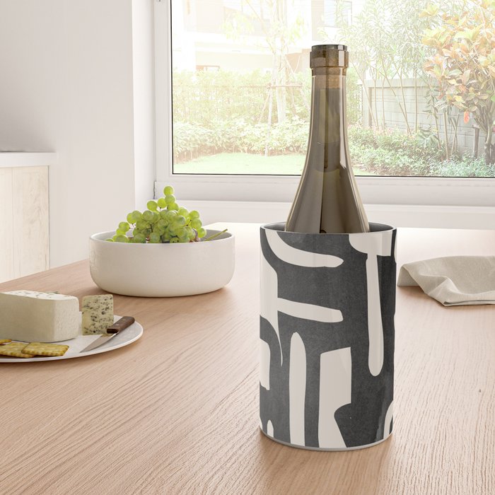 Modern Abstract Shapes 34 Wine Chiller Gallery Image 4