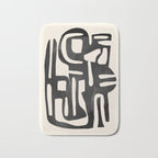 Modern Abstract Shapes 34 Bath Mat Gallery Image 1
