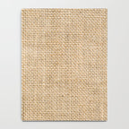 Burlap Fabric Notebook Gallery Image 4