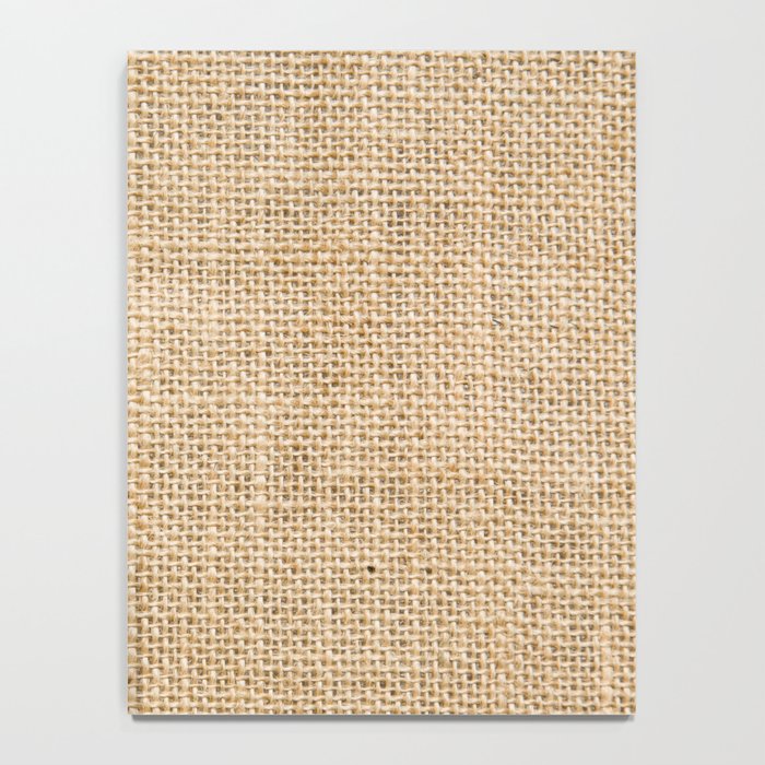 Burlap Fabric Notebook Gallery Image 4