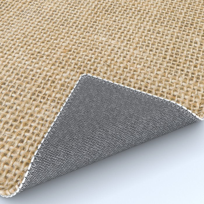 Burlap Fabric Rug Gallery Image 4