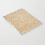 Burlap Fabric Notebook Gallery Image 3