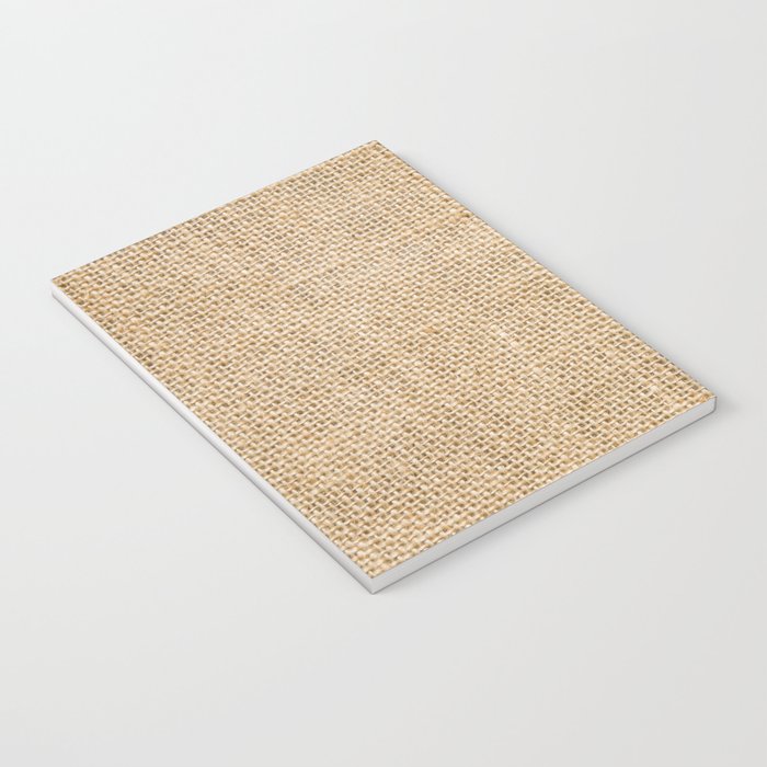Burlap Fabric Notebook Gallery Image 3