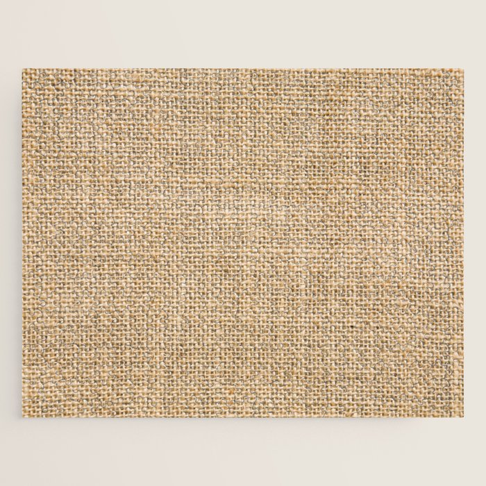 Burlap Fabric Jigsaw Puzzle Gallery Image 1
