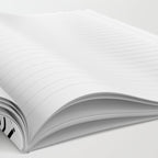 Mid Century Modern Twinkling Starburst Pattern in Black and White Notebook Gallery Image 2