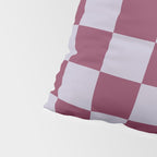 Ripe Berry x Powdered Lavender Mixed Checker Pillow Sham Gallery Image 4