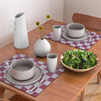 Ripe Berry x Powdered Lavender Mixed Checker Placemat Gallery Image 2