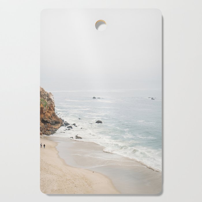 Coast in Malibu Print - Point Dume Pirate's Cove Beach - Coastal Boho Cutting Board Gallery Image 1