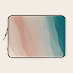An Abstract Beach Walk Along The Shore Laptop Sleeve Gallery Image 1