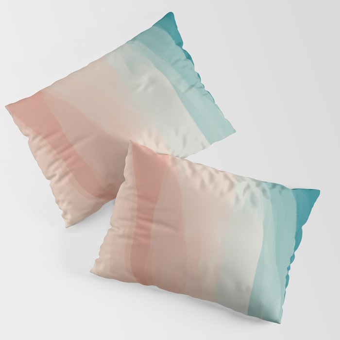 An Abstract Beach Walk Along The Shore Pillow Sham Gallery Image 3