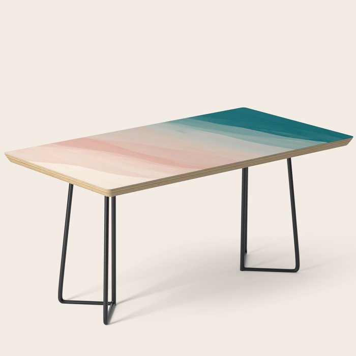 An Abstract Beach Walk Along The Shore Coffee Table Gallery Image 1