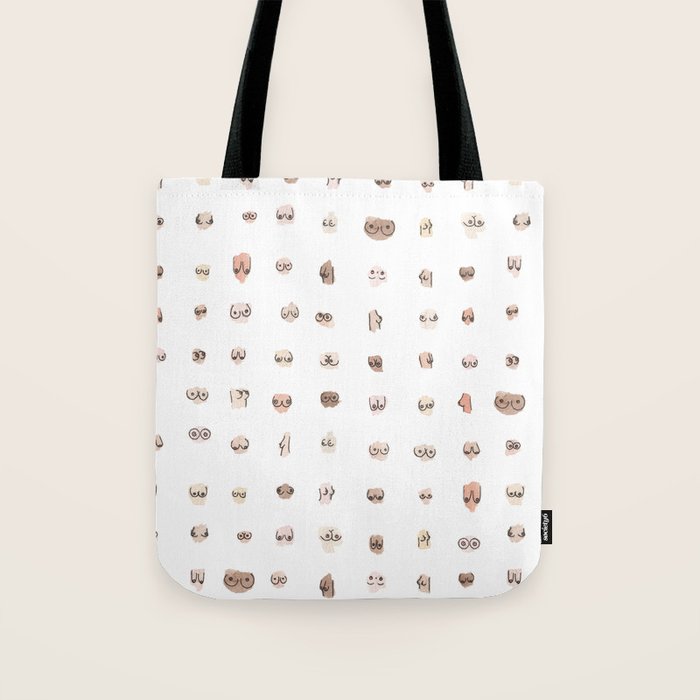 boobs Tote Bag Gallery Image 1
