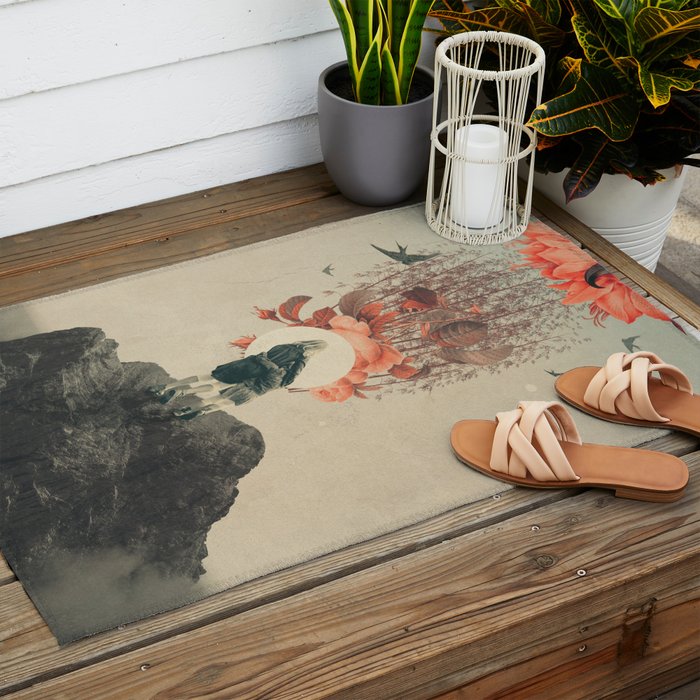 You can Count on Me Outdoor Rug Gallery Image 2