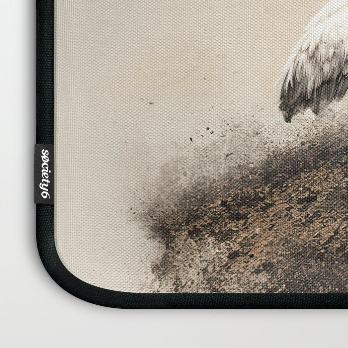 Wabi Sabi Wall Art Bird Painting Japanese Wall Art Minimalist Wall Art Japandi Print Japanese Poster Laptop Sleeve Gallery Image 3