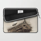 Wabi Sabi Wall Art Bird Painting Japanese Wall Art Minimalist Wall Art Japandi Print Japanese Poster Laptop Sleeve Gallery Image 2