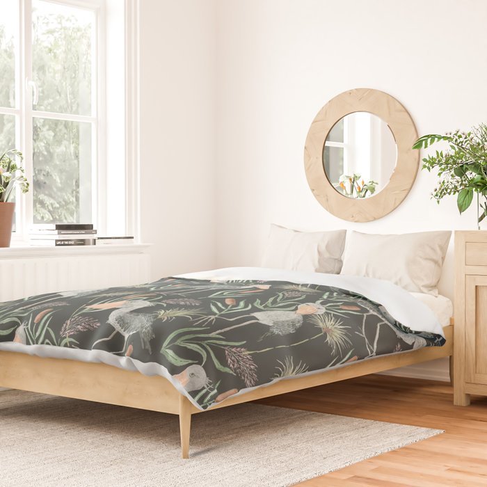 The Magnificent Shoebill Pattern Duvet Cover Gallery Image 2