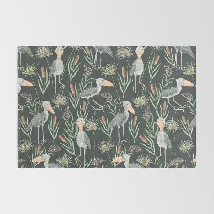 The Magnificent Shoebill Pattern Rug Gallery Image 2