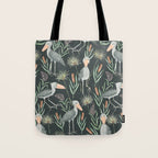 The Magnificent Shoebill Pattern Tote Bag Gallery Image 1