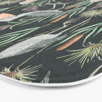 The Magnificent Shoebill Pattern Bath Mat Gallery Image 3