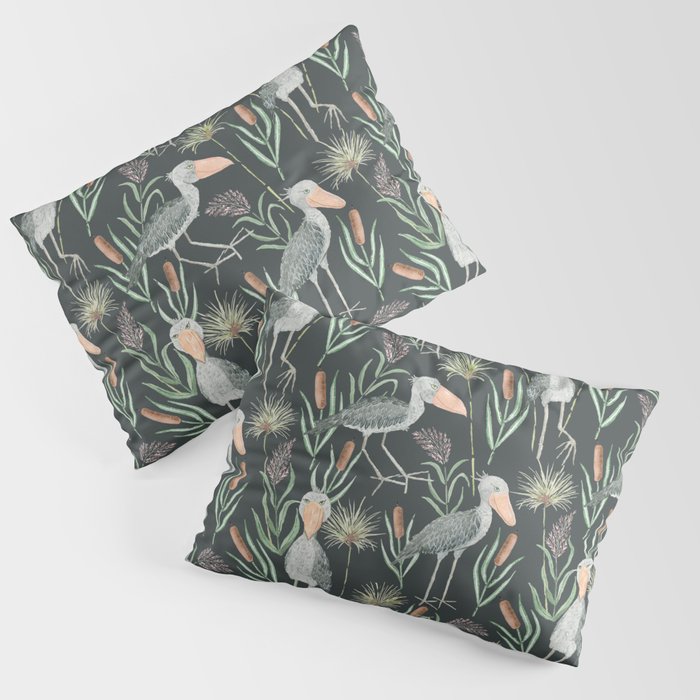The Magnificent Shoebill Pattern Pillow Sham Gallery Image 3