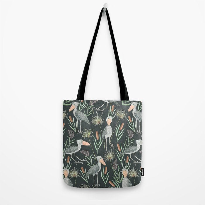 The Magnificent Shoebill Pattern Tote Bag Gallery Image 2