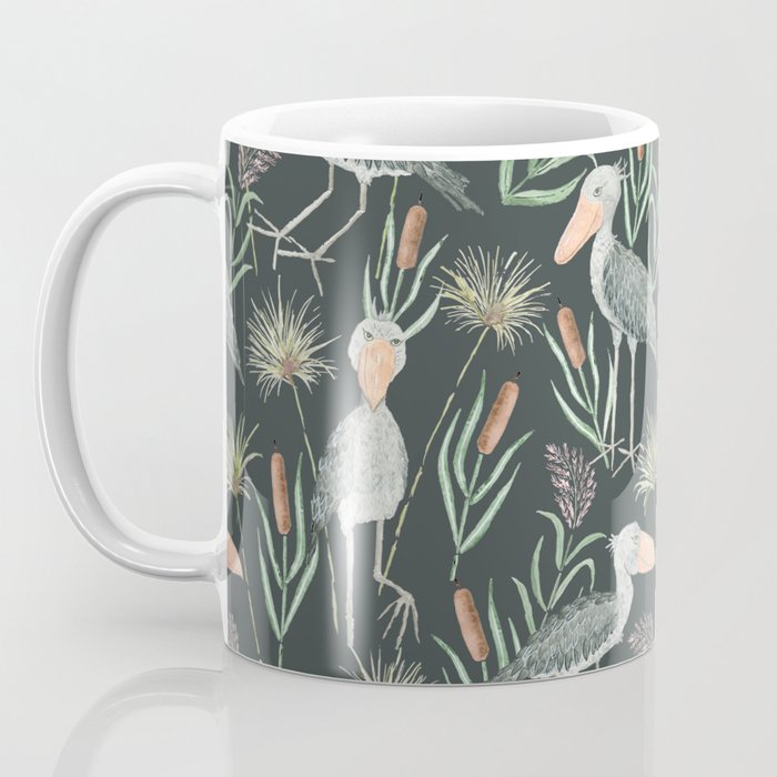 The Magnificent Shoebill Pattern Coffee Mug Gallery Image 3