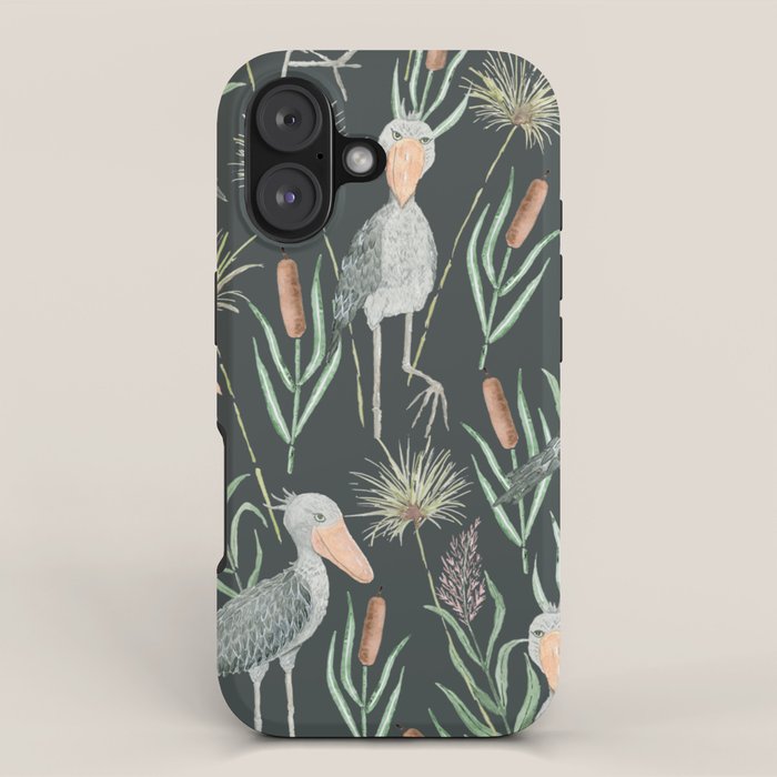 The Magnificent Shoebill Pattern iPhone Case Gallery Image 1