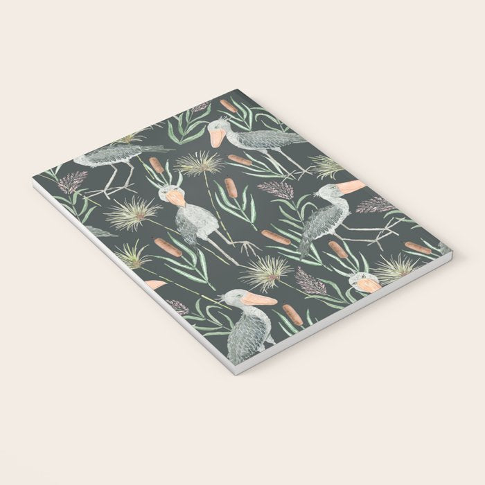 The Magnificent Shoebill Pattern Notebook Gallery Image 3