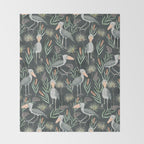 The Magnificent Shoebill Pattern Throw Blanket Gallery Image 2