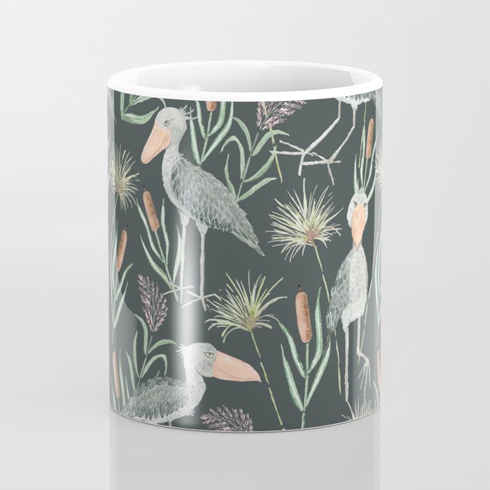 The Magnificent Shoebill Pattern Coffee Mug Gallery Image 4