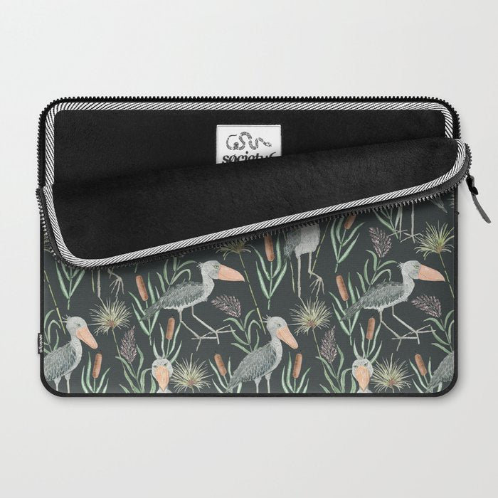 The Magnificent Shoebill Pattern Laptop Sleeve Gallery Image 2