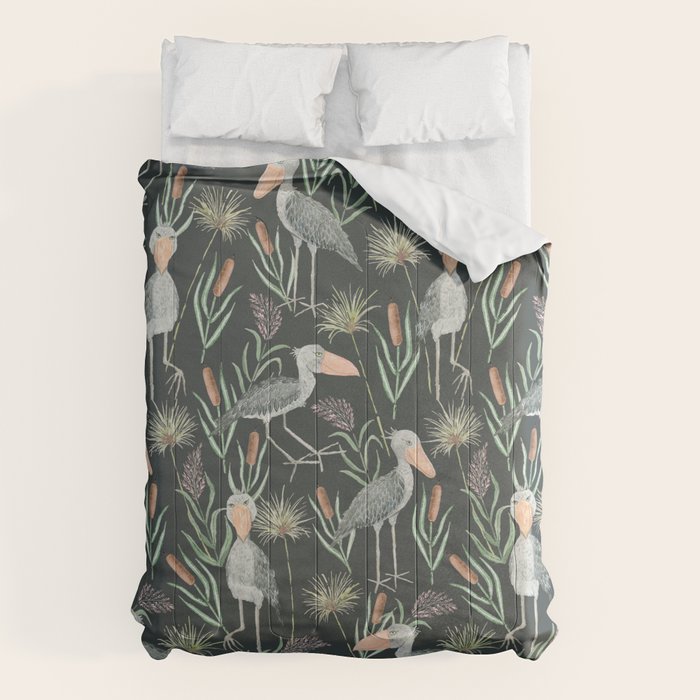 The Magnificent Shoebill Pattern Comforter Gallery Image 6