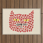 Love thy cat Outdoor Rug Gallery Image 1